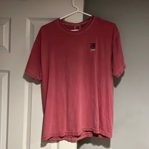 Comfort Colors T-Shirt Salmon Color, Luck and Symbol printed on left breast